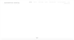 Desktop Screenshot of manneringdental.com
